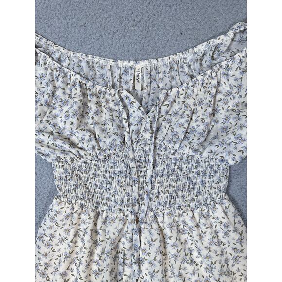 BlueBell Dress Milkmaid Meadow Floral Sheer Women's Medium Coquette Cottagecore - Picture 9 of 12